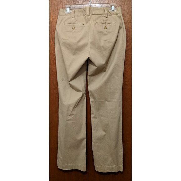 Lands End Stretch Chinos Khaki Sz 2 - Picture 2 of 3